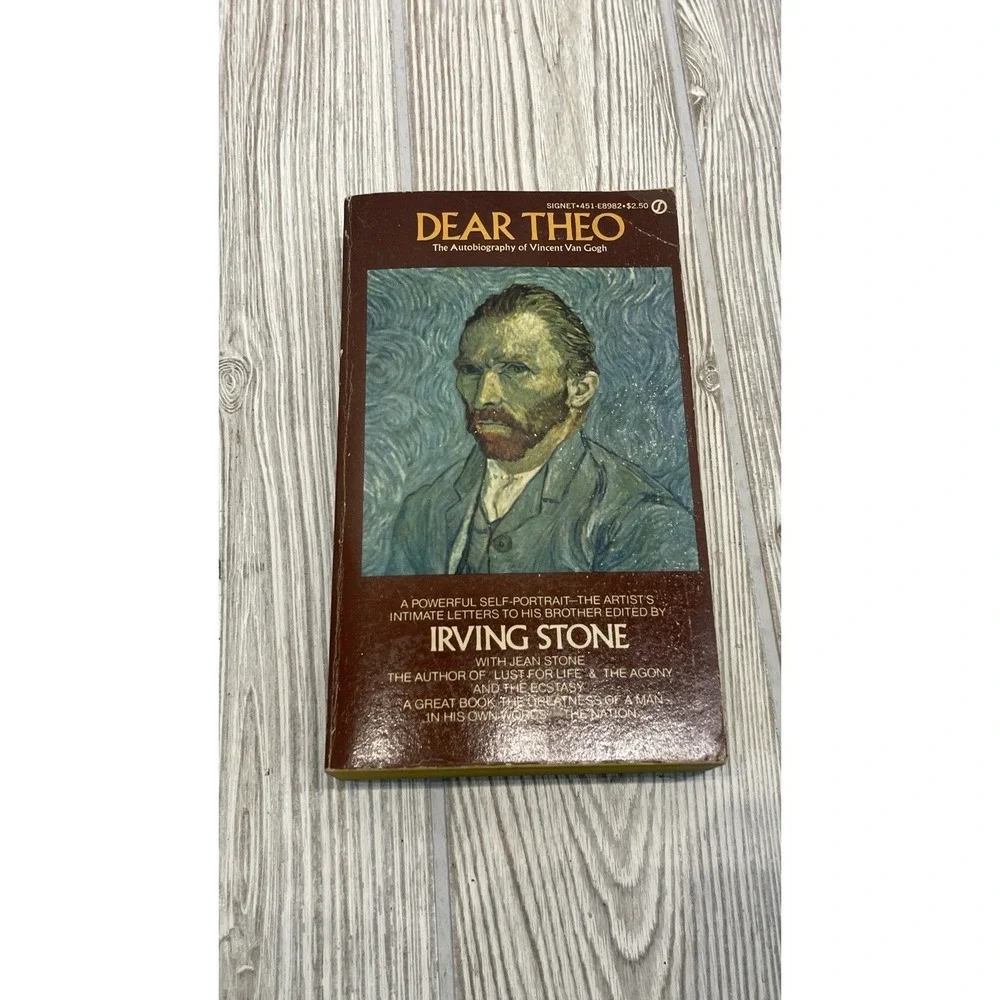 Dear Theo: The Autobiography of Vincent Van Gogh Paperback 1st Signet April 1969